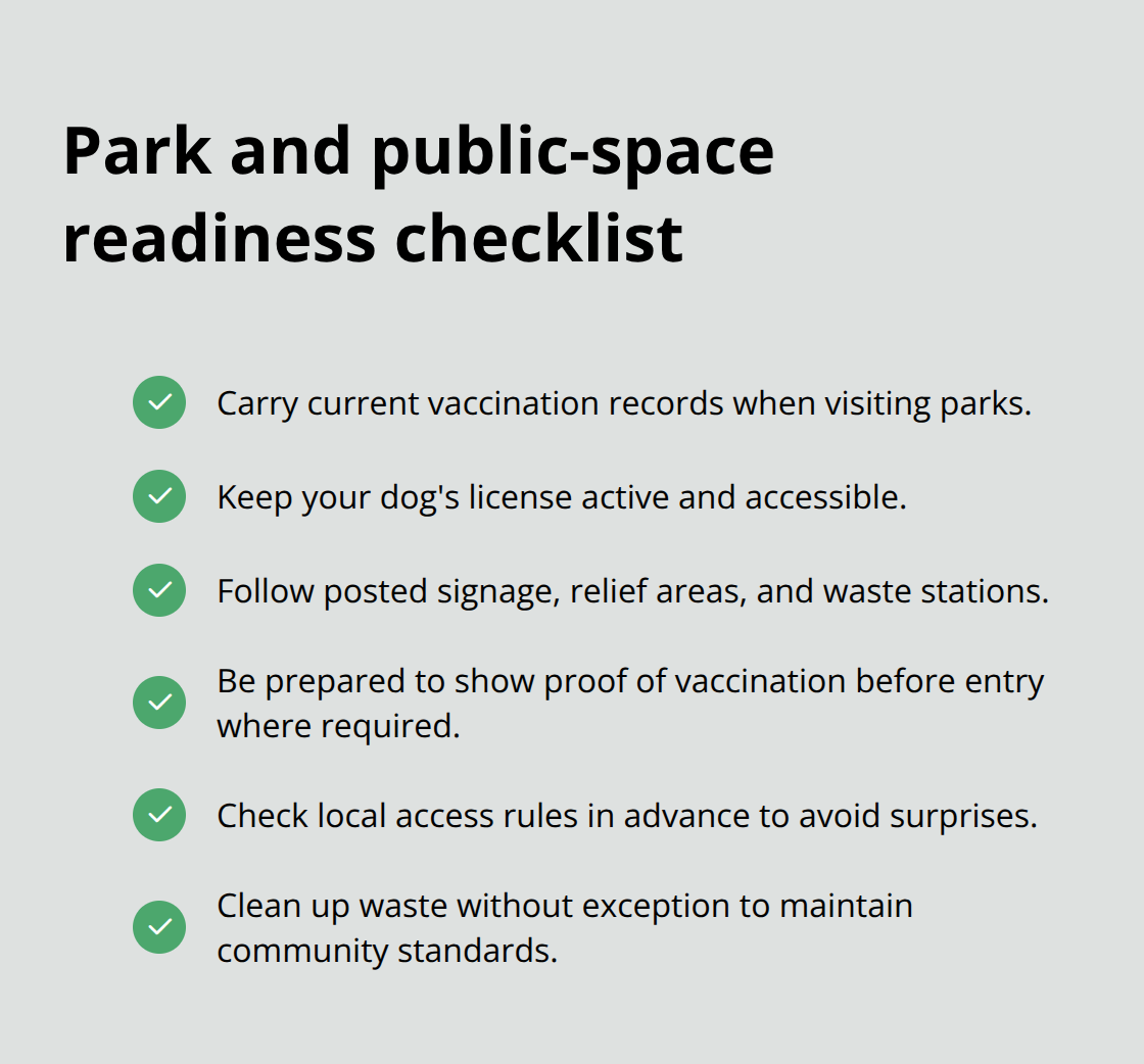 Checklist to help dog owners meet 2026 park access rules safely - dog policy updates 2026